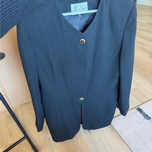 Le Suit Women's Elegant Black Blazer